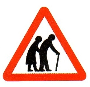 old persons crossing