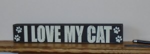 I love my cat