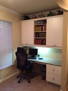 Joni's new workspace