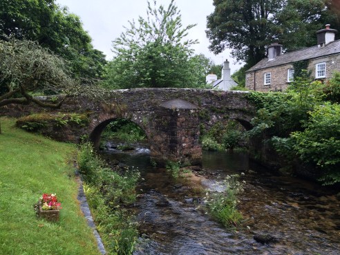 bridge in Cornish village