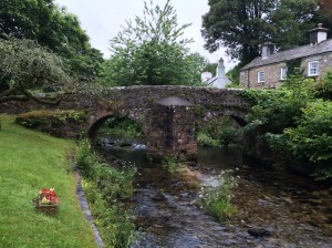 bridge in Cornish village