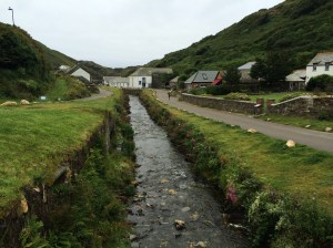 Boscastle Harbour from the bridge