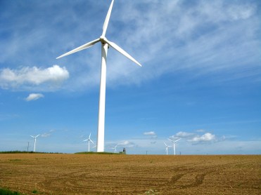 Wind turbines, photo by Martin Boose