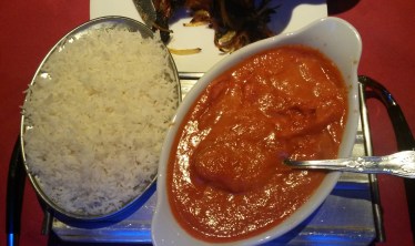 chicken tikka masala, Saffron Brasserie, Cambridge