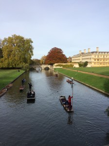 Punts on the River Cam