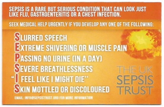 symptoms of sepsis in adults