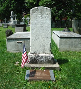 Aaron Burr, Princeton Cemetery